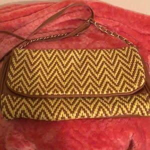 Brown/yellow Crossbody